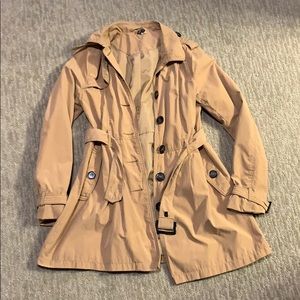 Women’s camel trench jacket
